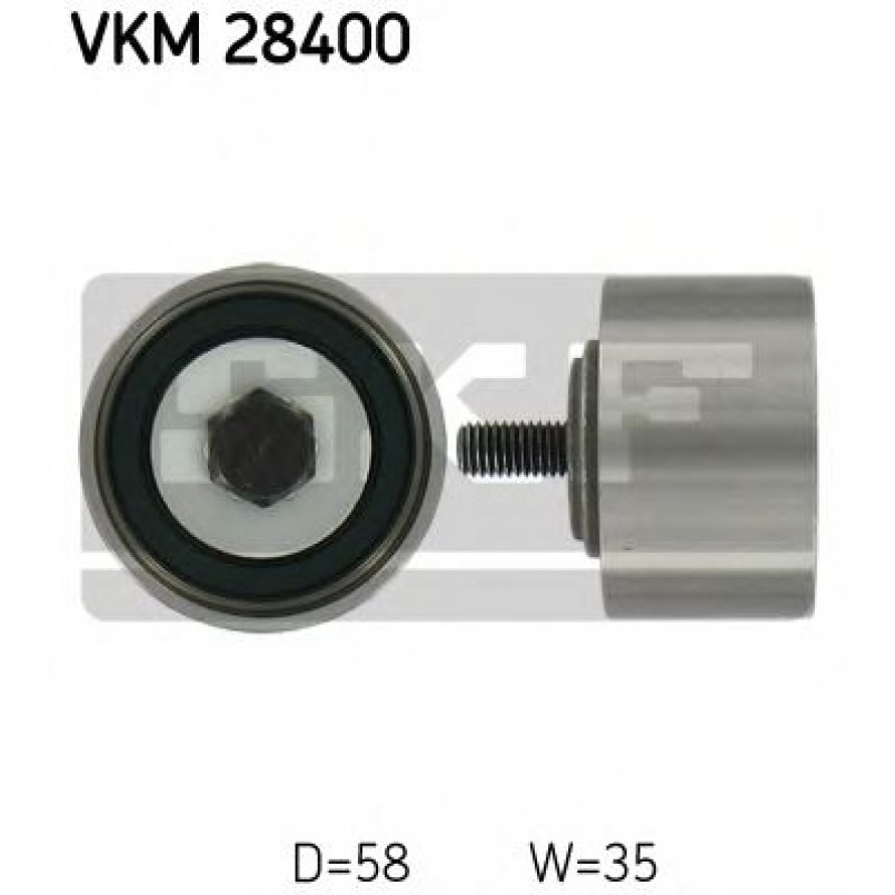 VKM 28400 SKF Ролик модуля натягувача ременя